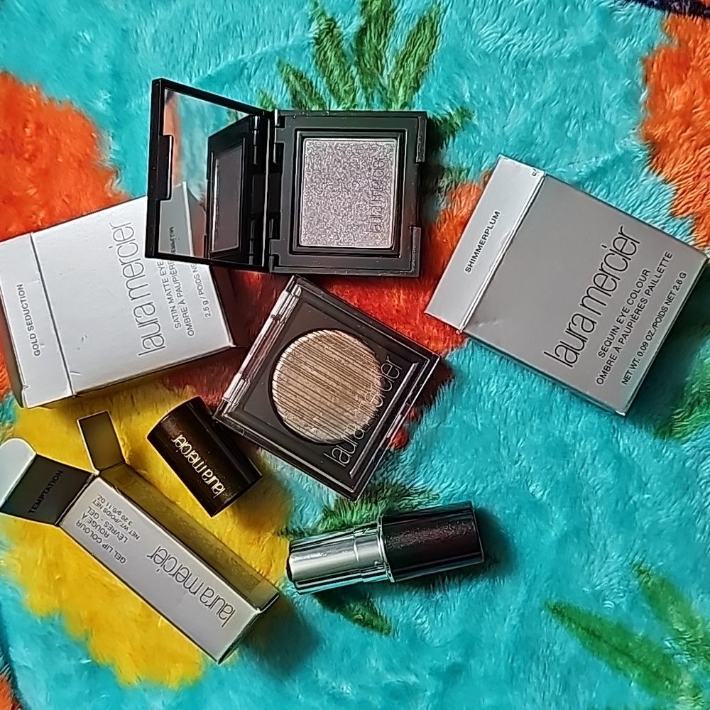 Laura mercier eyeshadow & lipstick set of 3